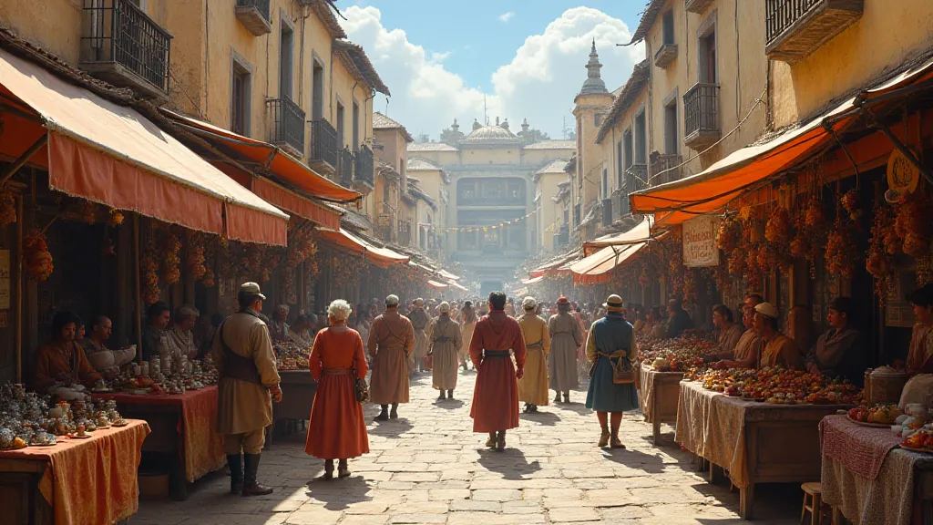 Bustling Marketplace